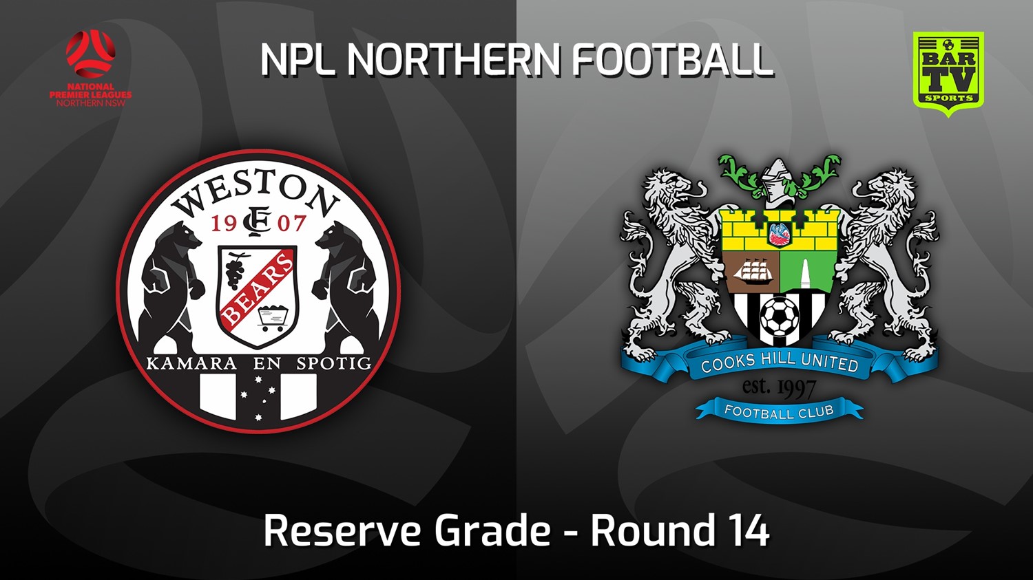 220612-NNSW NPLM Res Round 14 - Weston Workers FC Res v Cooks Hill United FC (Res) Slate Image