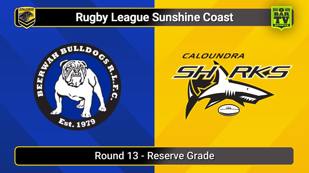 250712-video-Sunshine Coast RL Round 13 - Reserve Grade - Beerwah Bulldogs v Caloundra Sharks Slate Image