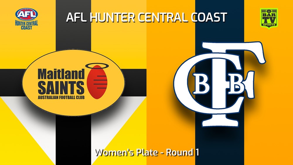 250405-video-AFL Hunter Central Coast Round 1 - Women's Plate - Maitland Saints v Bateau Bay Slate Image