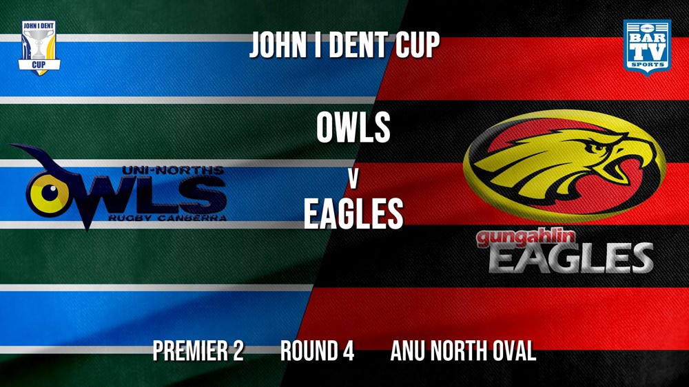 John I Dent Round 4 - Premier 2 - UNI-Norths v Gungahlin Eagles Slate Image