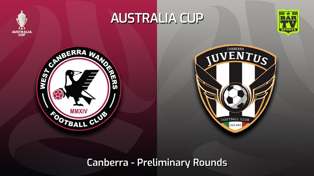 230319-Australia Cup Qualifying Canberra Preliminary Rounds - West Canberra Wanderers v Canberra Juventus Slate Image