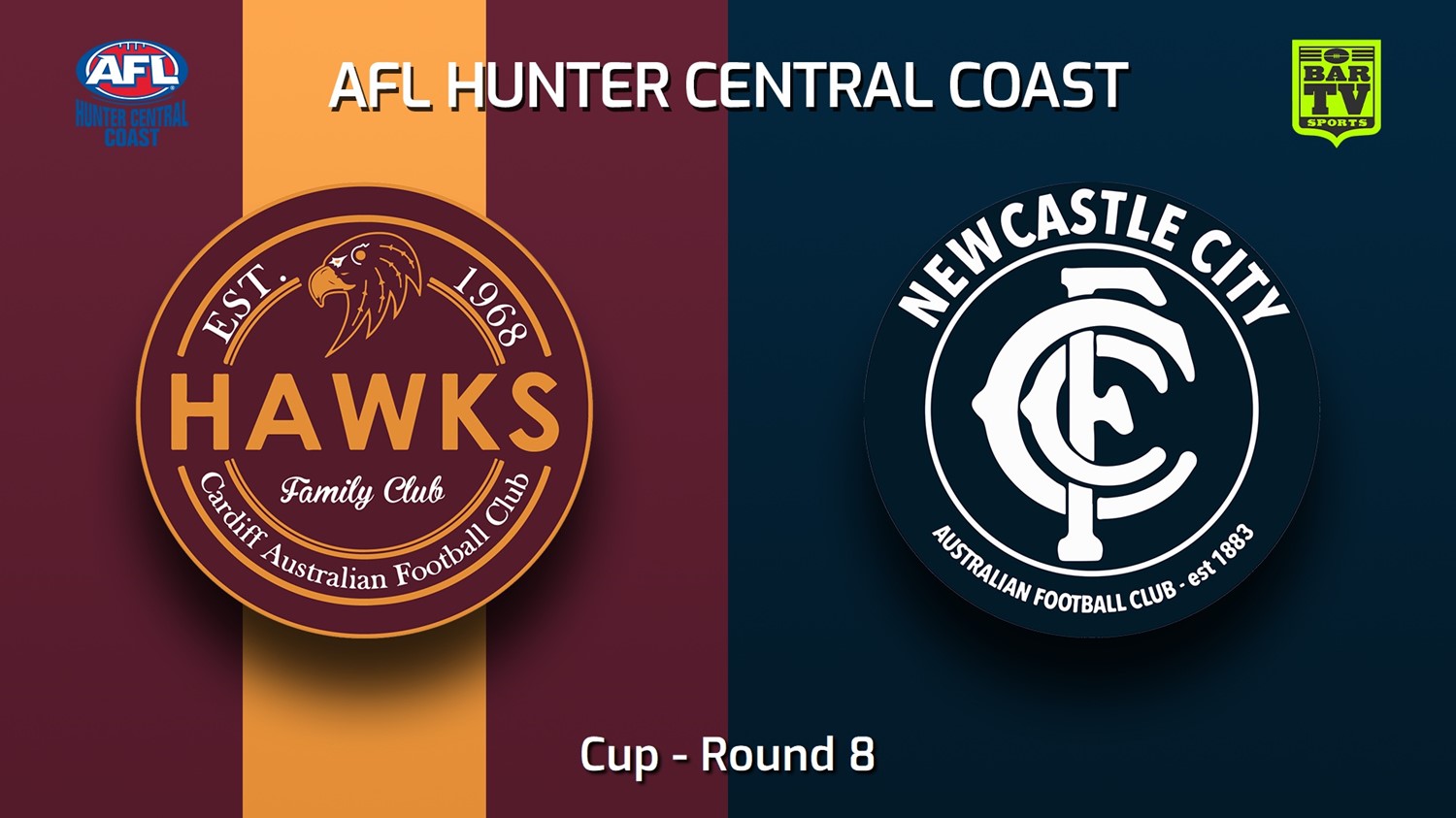 250614-video-AFL Hunter Central Coast Round 8 - Cup - Cardiff Hawks v Newcastle City Slate Image