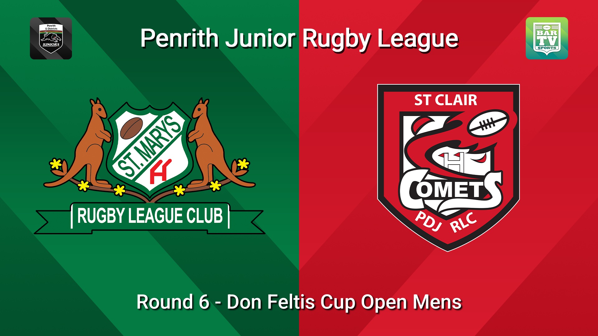 260517-video-Penrith & District Junior Rugby League Round 6 - Don Feltis Cup Open Mens - St Marys v St Clair Slate Image
