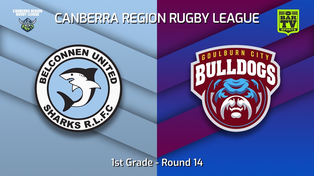 230722-Canberra Round 14 - 1st Grade - Belconnen United Sharks v Goulburn City Bulldogs Slate Image