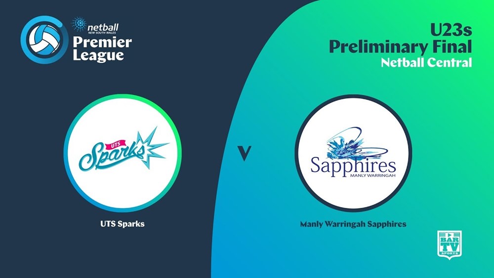 NSW Prem League Preliminary Final - U23s - UTS Sparks v Manly Warringah Sapphires Slate Image