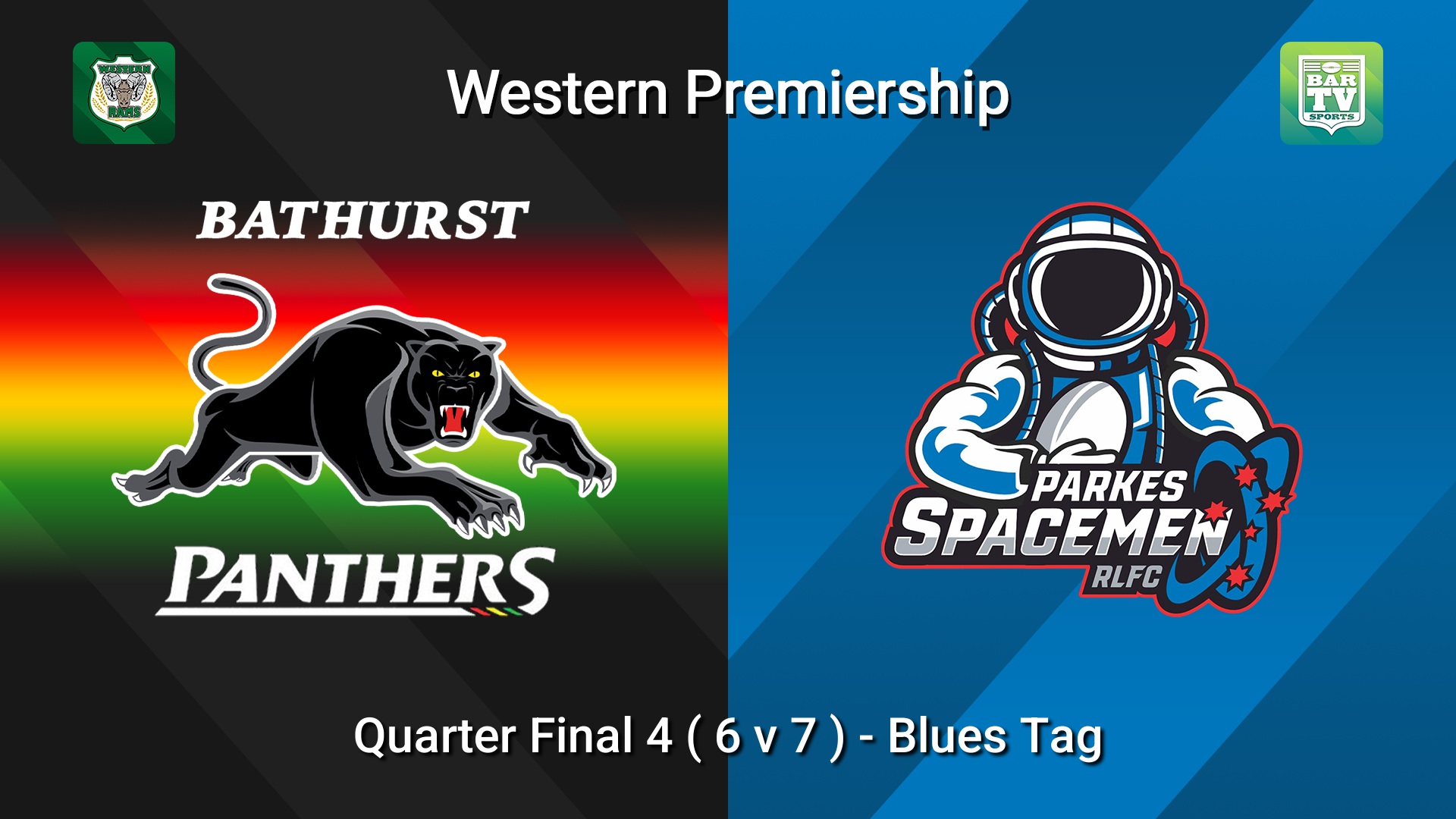 260816-video-Western Premiership Quarter Final 4 ( 6 v 7 ) - Blues Tag - Bathurst Panthers v Parkes Spacecats Slate Image