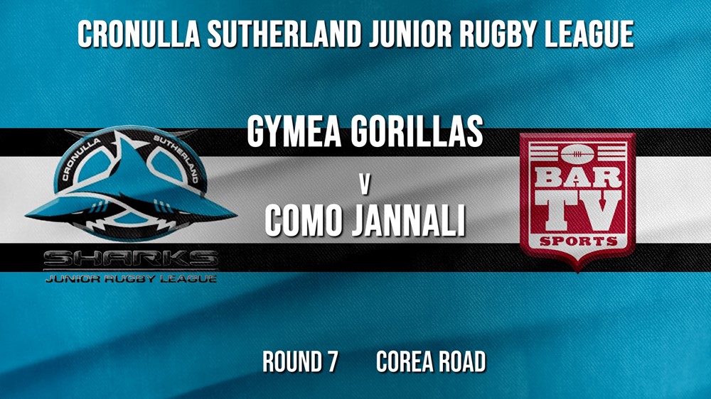 Cronulla JRL Round 7 - U/13 - Gymea Gorillas v Como Jannali Crocodiles Slate Image