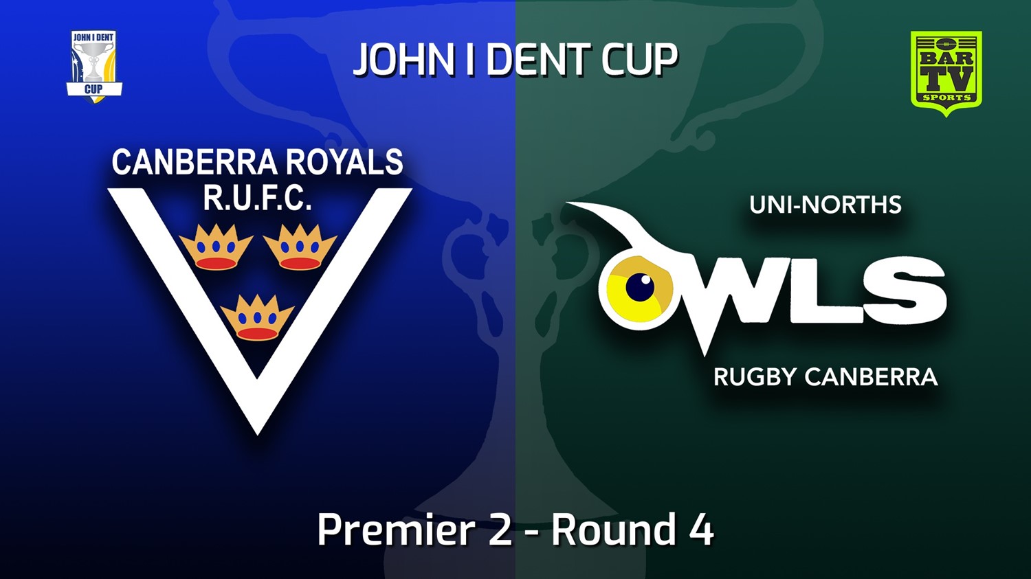 220514-John I Dent (ACT) Round 4 - Premier 2 - Canberra Royals v UNI-Norths Slate Image