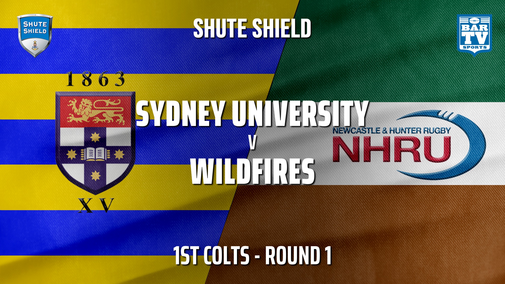 Shute Shield Round 1 - 1st Colts - Sydney University v NHRU Wildfires Slate Image