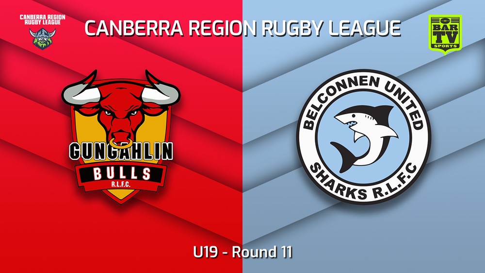 220723-Canberra Round 11 - U19 - Gungahlin Bulls v Belconnen United Sharks Slate Image