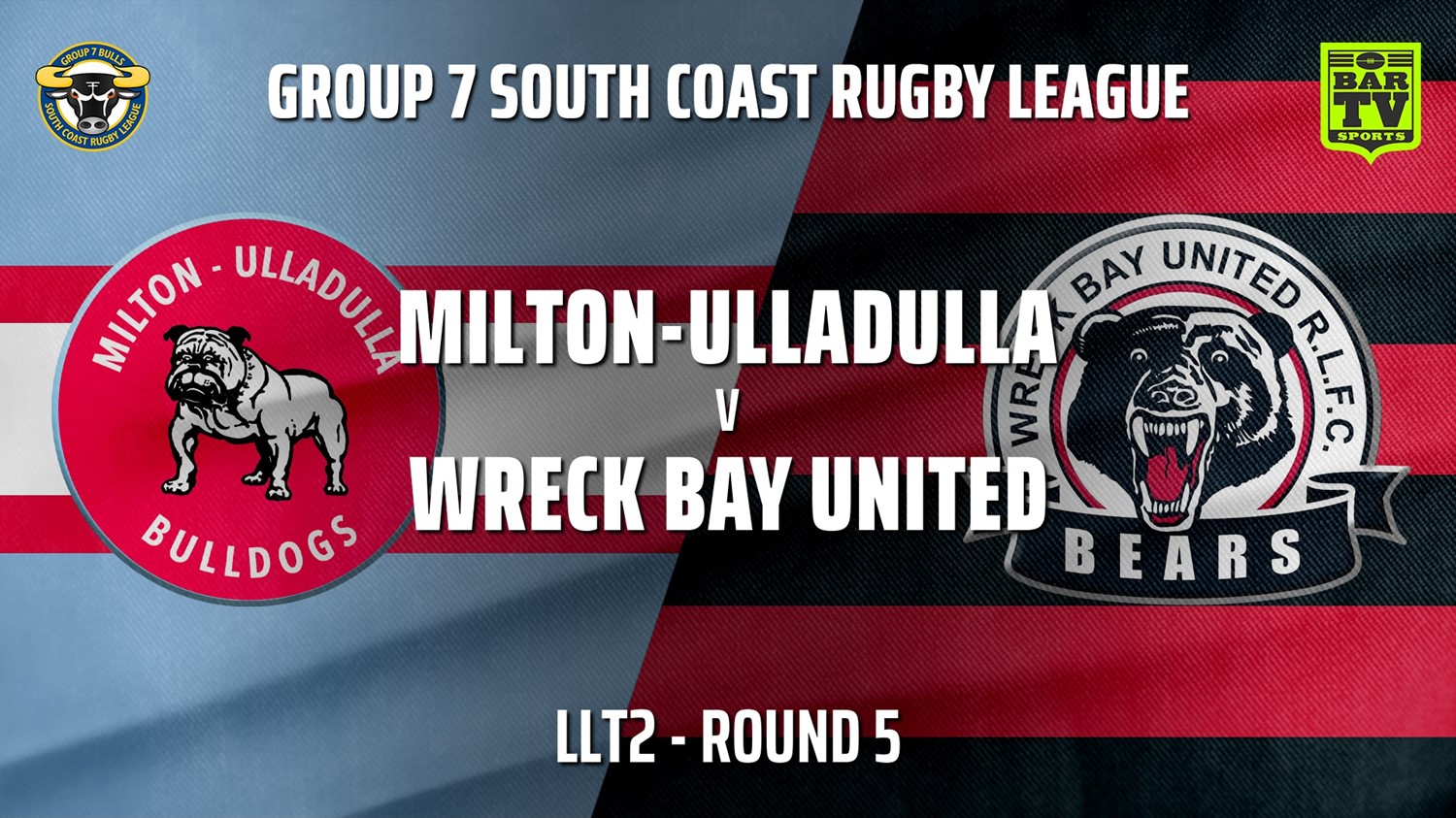 210516-Group 7 RL Round 5 - LLT2 - Milton-Ulladulla Bulldogs v Wreck Bay United Bears Slate Image