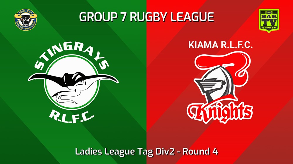 240428-video-South Coast Round 4 - Ladies League Tag Div2 - Stingrays of Shellharbour v Kiama Knights Minigame Slate Image