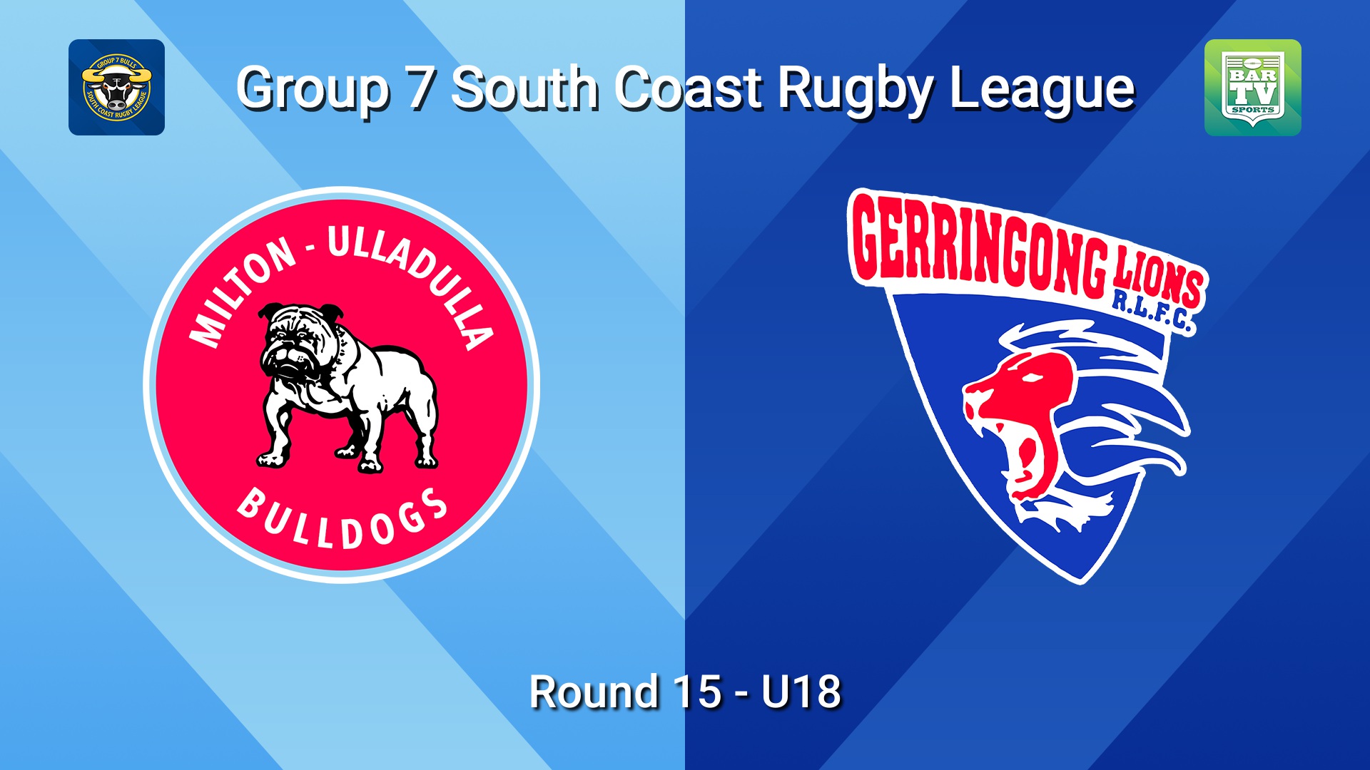 260816-video-South Coast Round 15 - U18 - Milton-Ulladulla Bulldogs v Gerringong Slate Image