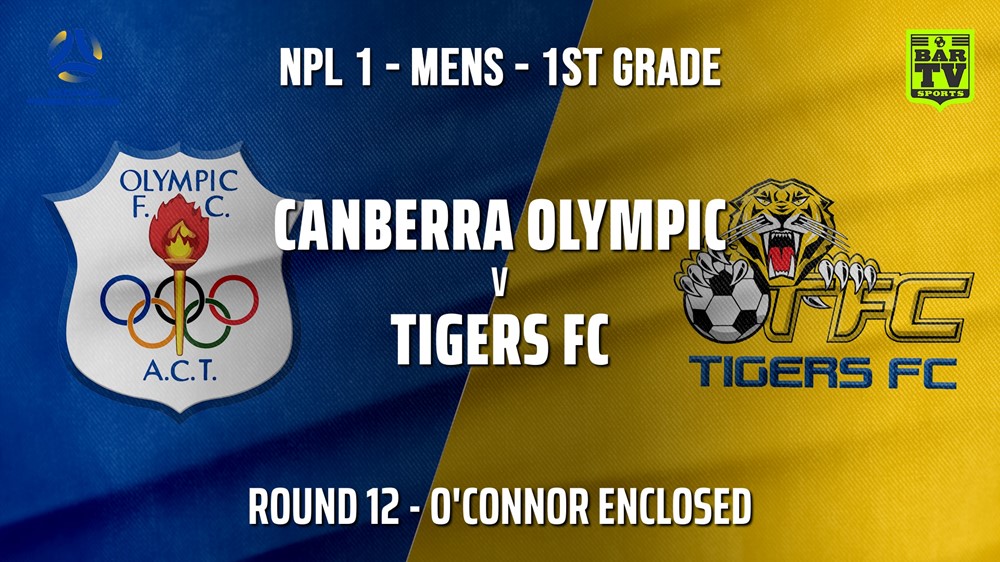210703-Capital NPL Round 12 - Canberra Olympic FC v Tigers FC Slate Image