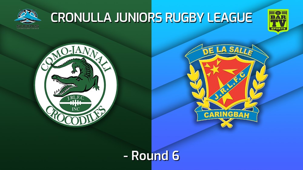 220605-Cronulla Juniors -U15 Gold Round 6 - Como Jannali Crocodiles v De La Salle Slate Image