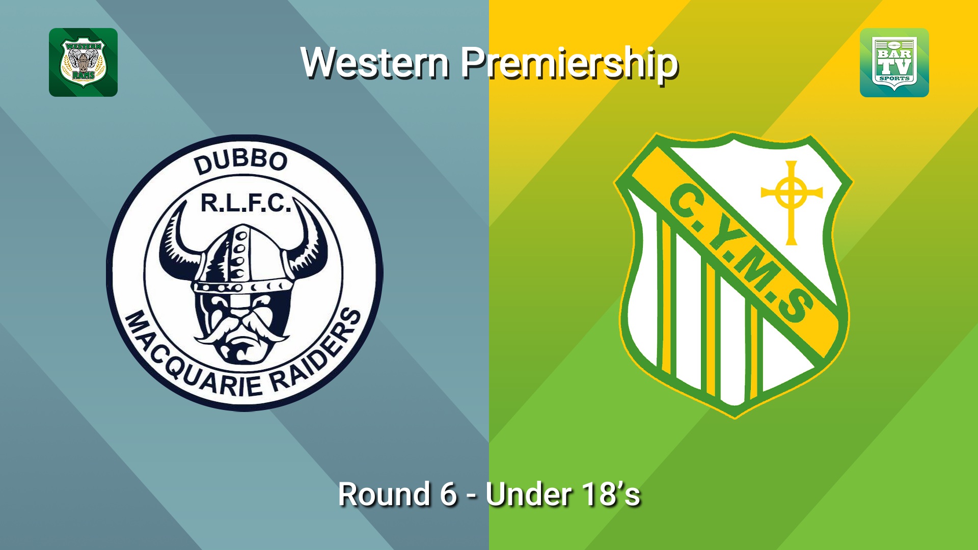 260524-video-Western Premiership Round 6 - Under 18’s - Dubbo Macquarie Raiders v Orange CYMS Slate Image