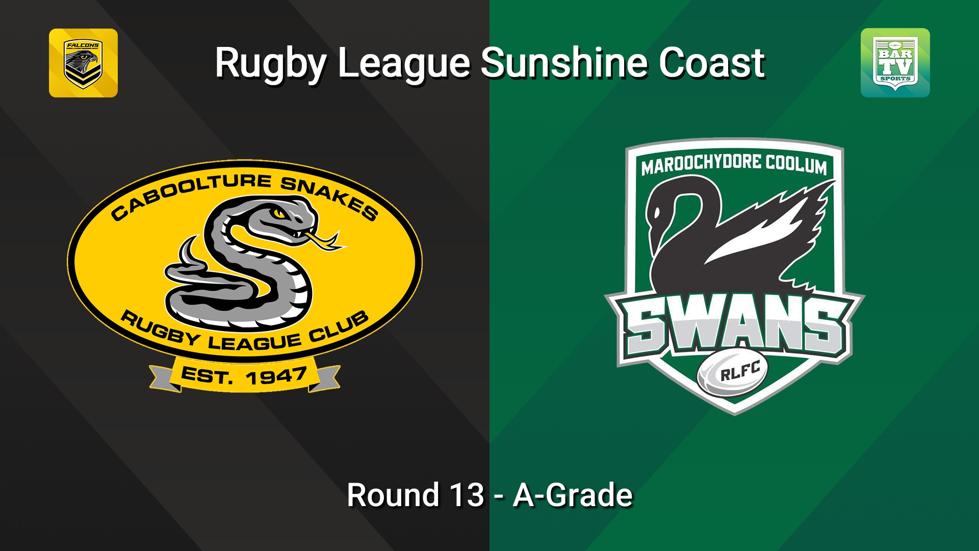 260712-video-Sunshine Coast RL Round 13 - A-Grade - Caboolture Snakes v Maroochydore Swans Slate Image