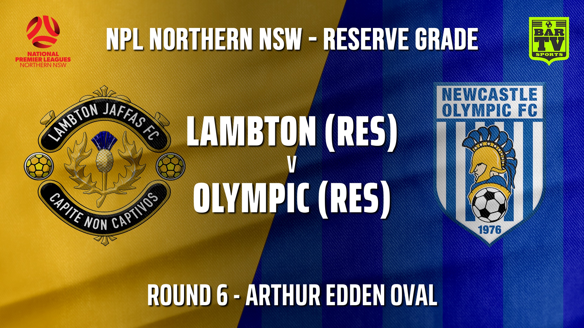 210508-NPL NNSW RES Round 6 - Lambton Jaffas FC v Newcastle Olympic Slate Image