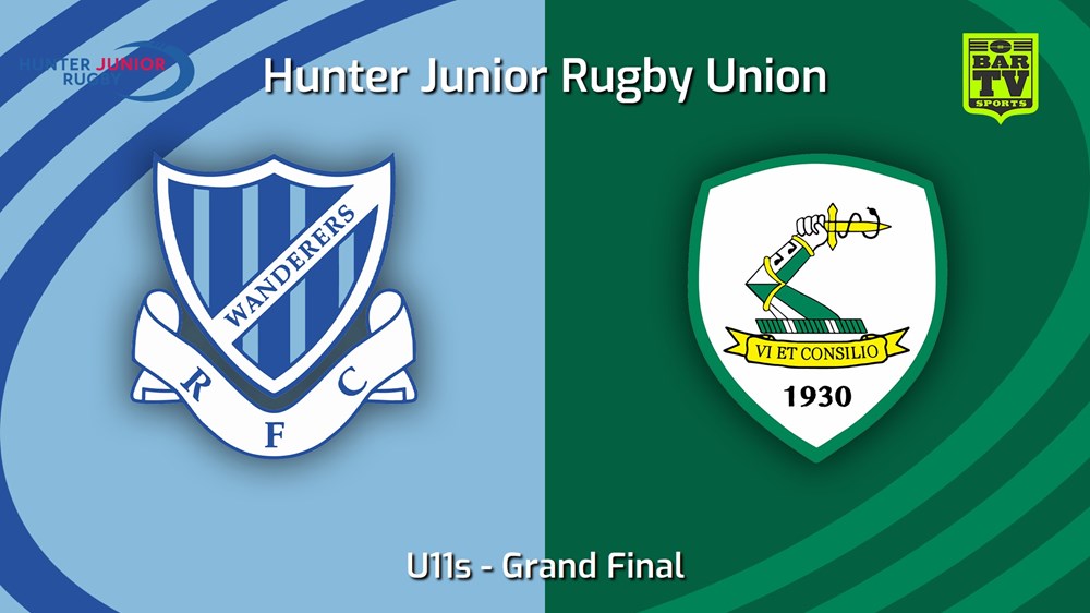 250920-video-Hunter Junior Rugby Union Grand Final - U11s - Wanderers v Merewether Carlton Slate Image