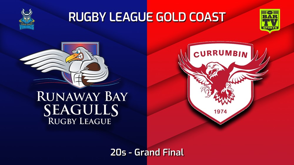230910-Gold Coast Grand Final - 20s - Runaway Bay Seagulls v Currumbin Eagles Slate Image