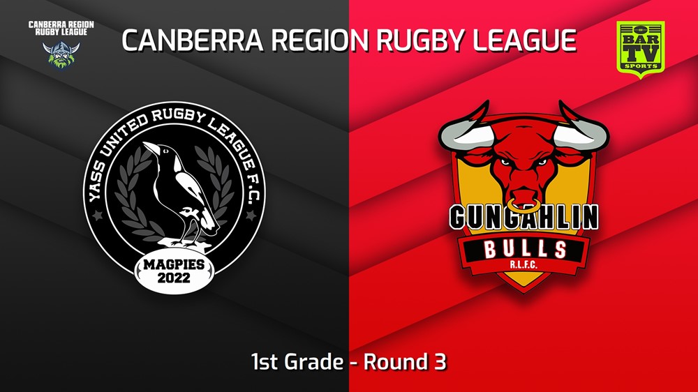 230429-Canberra Round 3 - 1st Grade - Yass Magpies v Gungahlin Bulls Slate Image