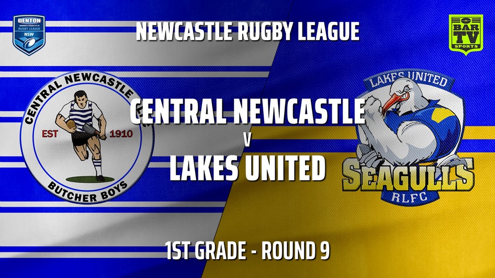 210523-Newcastle Rugby League Round 9 - 1st Grade - Central Newcastle v Lakes United Slate Image