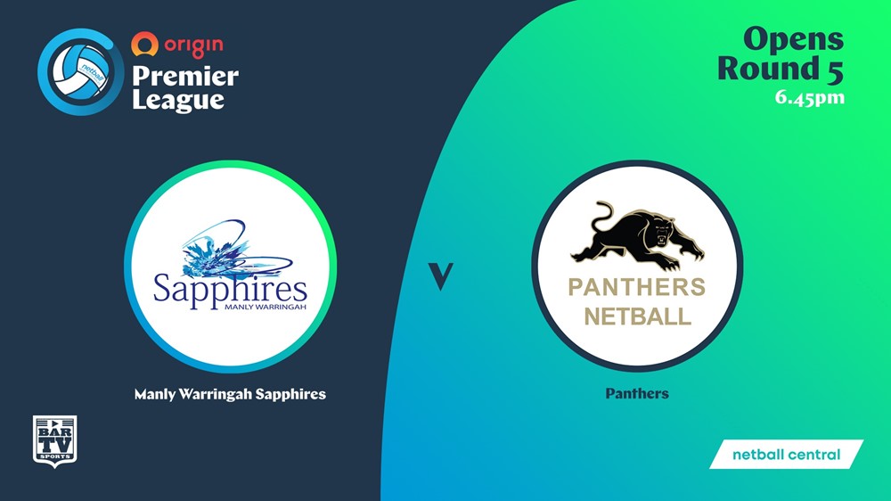 NSW Prem League Round 5 - Opens - Manly Warringah Sapphires v Panthers Slate Image