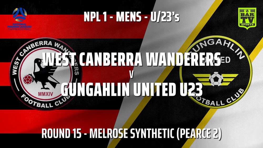 210724-Capital NPL U23 Round 15 - West Canberra Wanderers U23s v Gungahlin United U23 Minigame Slate Image