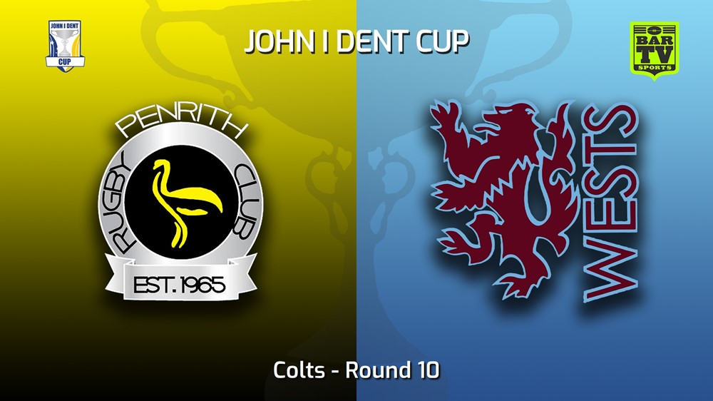 220702-John I Dent (ACT) Round 10 - Colts - Penrith Emus v Wests Lions Slate Image