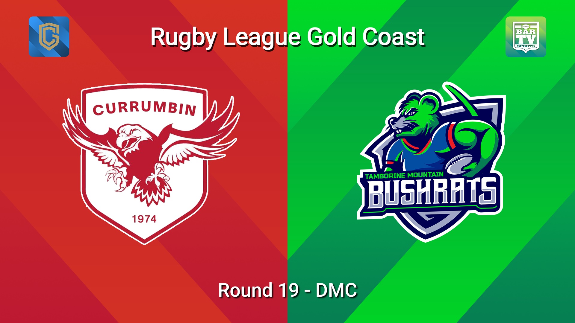 260822-video-Gold Coast Round 19 - DMC - Currumbin Eagles v Tamborine Mountain Bushrats Slate Image