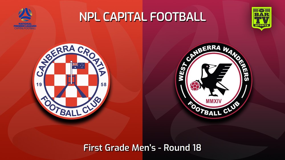 230813-Capital NPL Round 18 - Canberra Croatia FC v West Canberra Wanderers Slate Image
