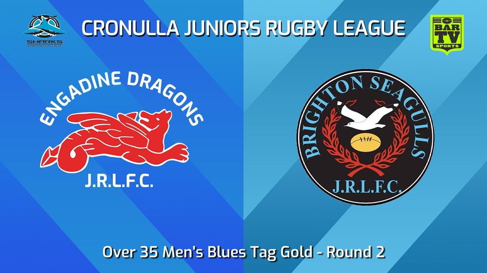 240427-video-Cronulla Juniors Round 2 - Over 35 Men's Blues Tag Gold - Engadine Dragons v Brighton Seagulls Slate Image