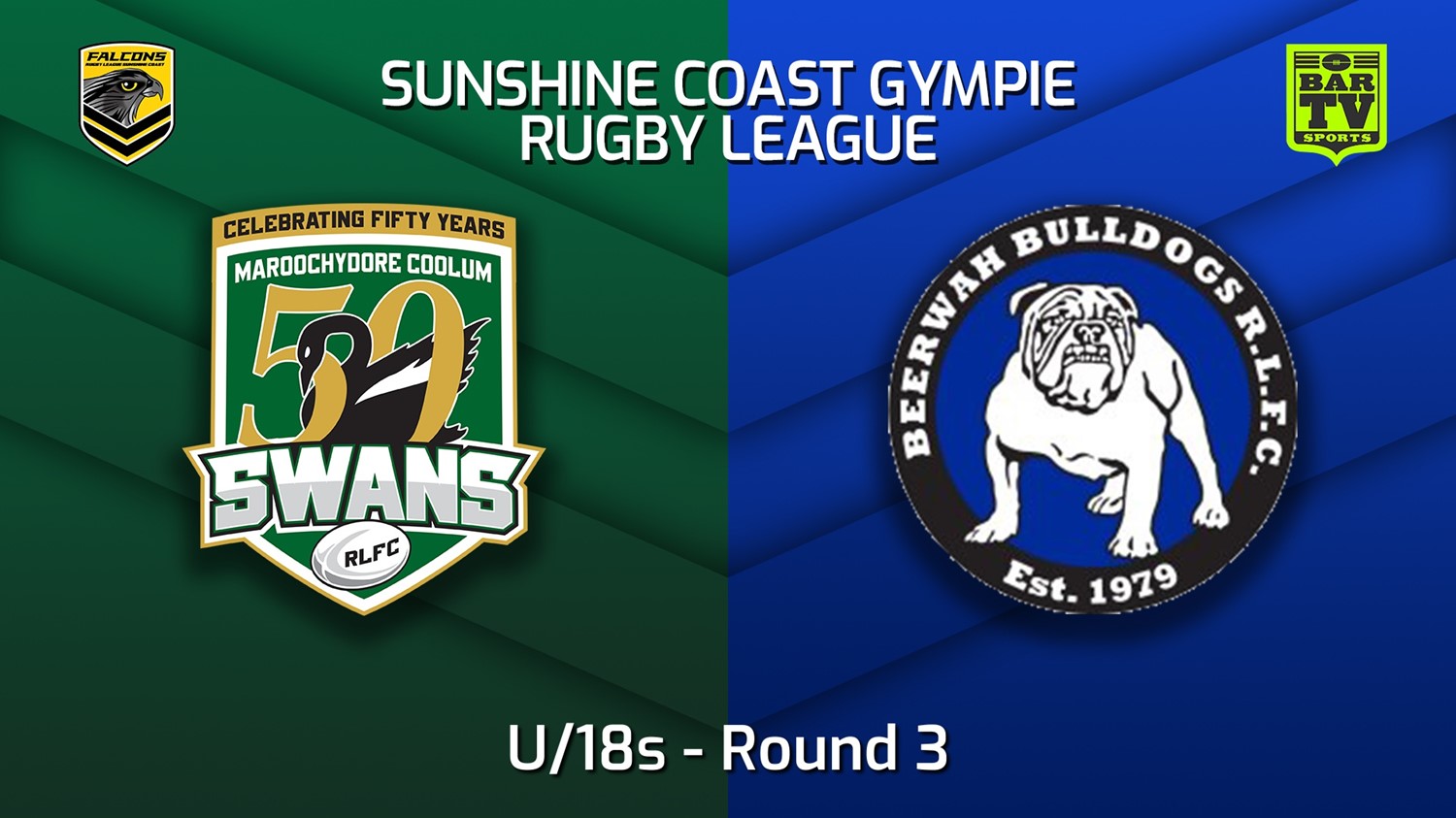 220423-Sunshine Coast RL Round 3 - U/18s - Maroochydore Swans v Beerwah Bulldogs Slate Image