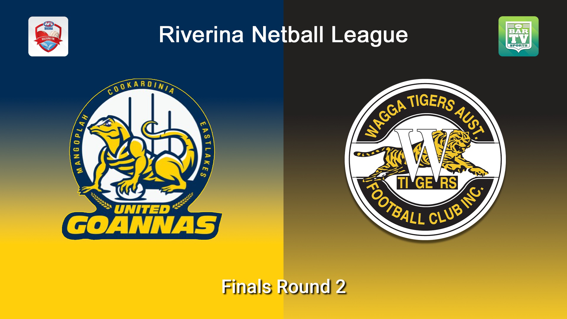 260829-video-Riverina Netball League Finals Round 2 - A Reserve Grade - MCUE Goannas v Wagga Tigers Slate Image
