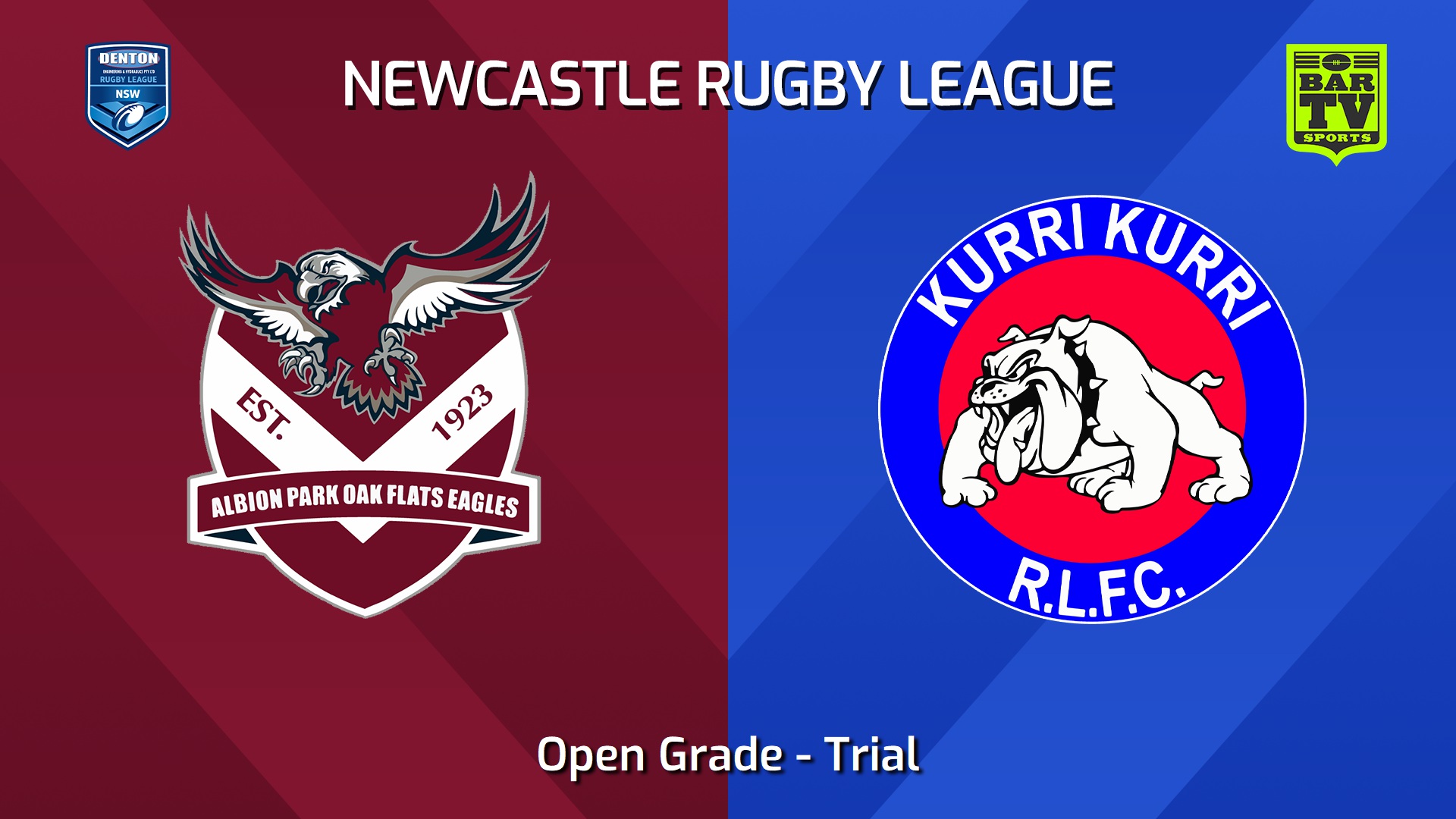 240323-Newcastle RL Trial - Open Grade - Albion Park Oak Flats Eagles v Kurri Kurri Bulldogs Slate Image