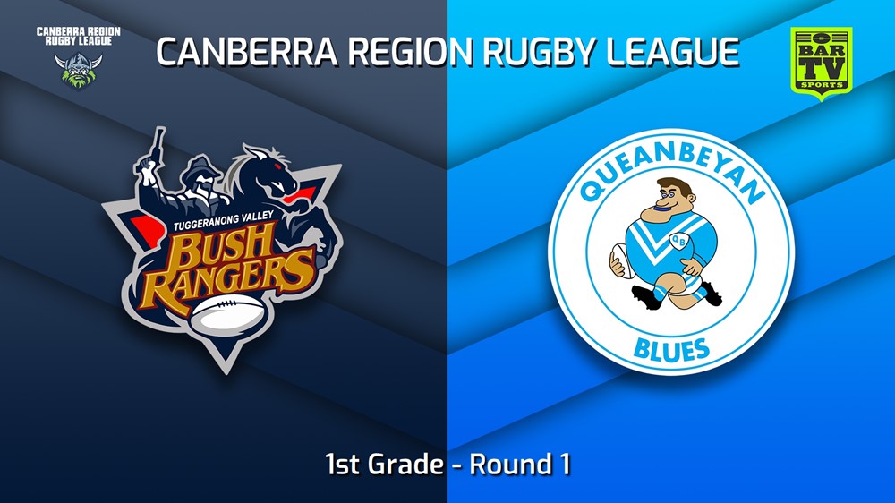 230415-Canberra Round 1 - 1st Grade - Tuggeranong Bushrangers v Queanbeyan Blues Slate Image