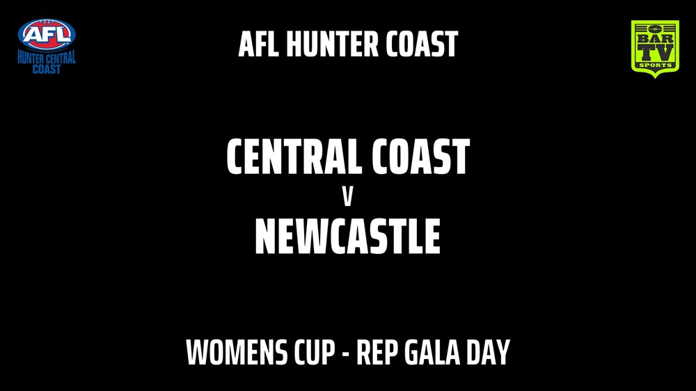 AFL HCC Rep Gala Day - Womens Cup - Central Coast v Newcastle Slate Image