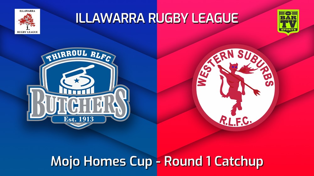 220611-Illawarra Round 1 Catchup - Mojo Homes Cup - Thirroul Butchers v Western Suburbs Devils Slate Image