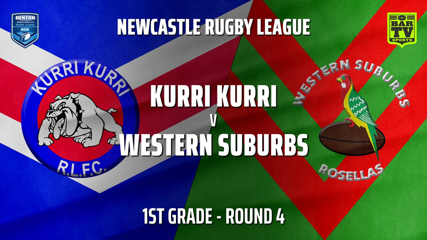 Newcastle Rugby League Round 4 - 1st Grade - Kurri Kurri Bulldogs v Western Suburbs Rosellas Slate Image