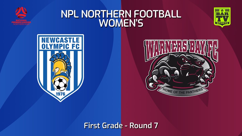 240413-NNSW NPLW Round 7 - Newcastle Olympic FC W v Warners Bay FC W Minigame Slate Image