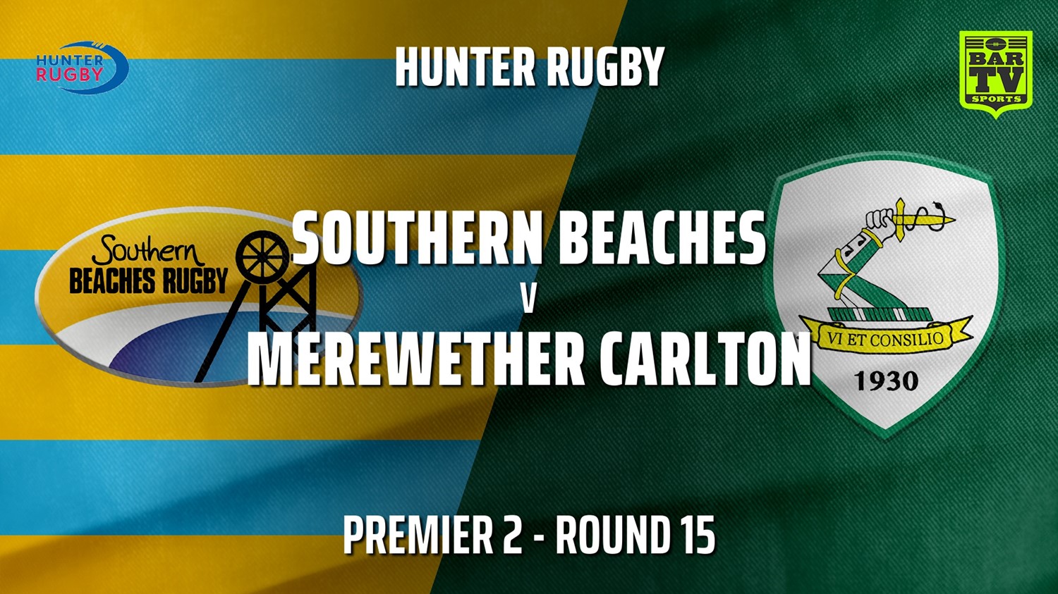 MINI GAME: Hunter Rugby Round 15 - Premier 2 - Southern Beaches v Merewether Carlton Slate Image
