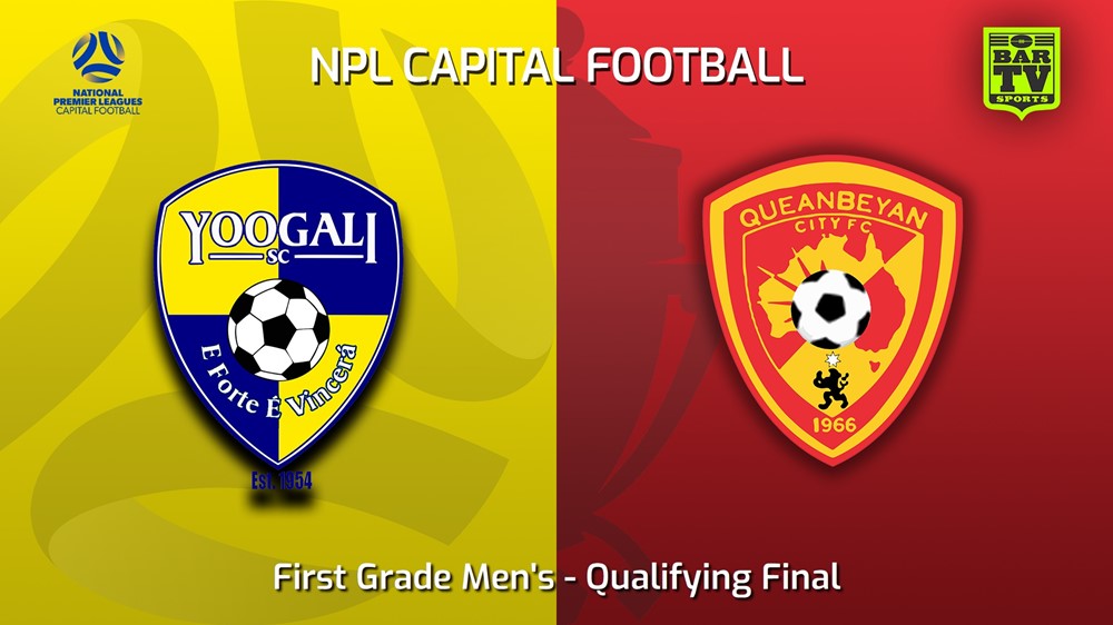 230910-Capital Premier League Qualifying Final - Yoogali SC v Queanbeyan City SC Slate Image