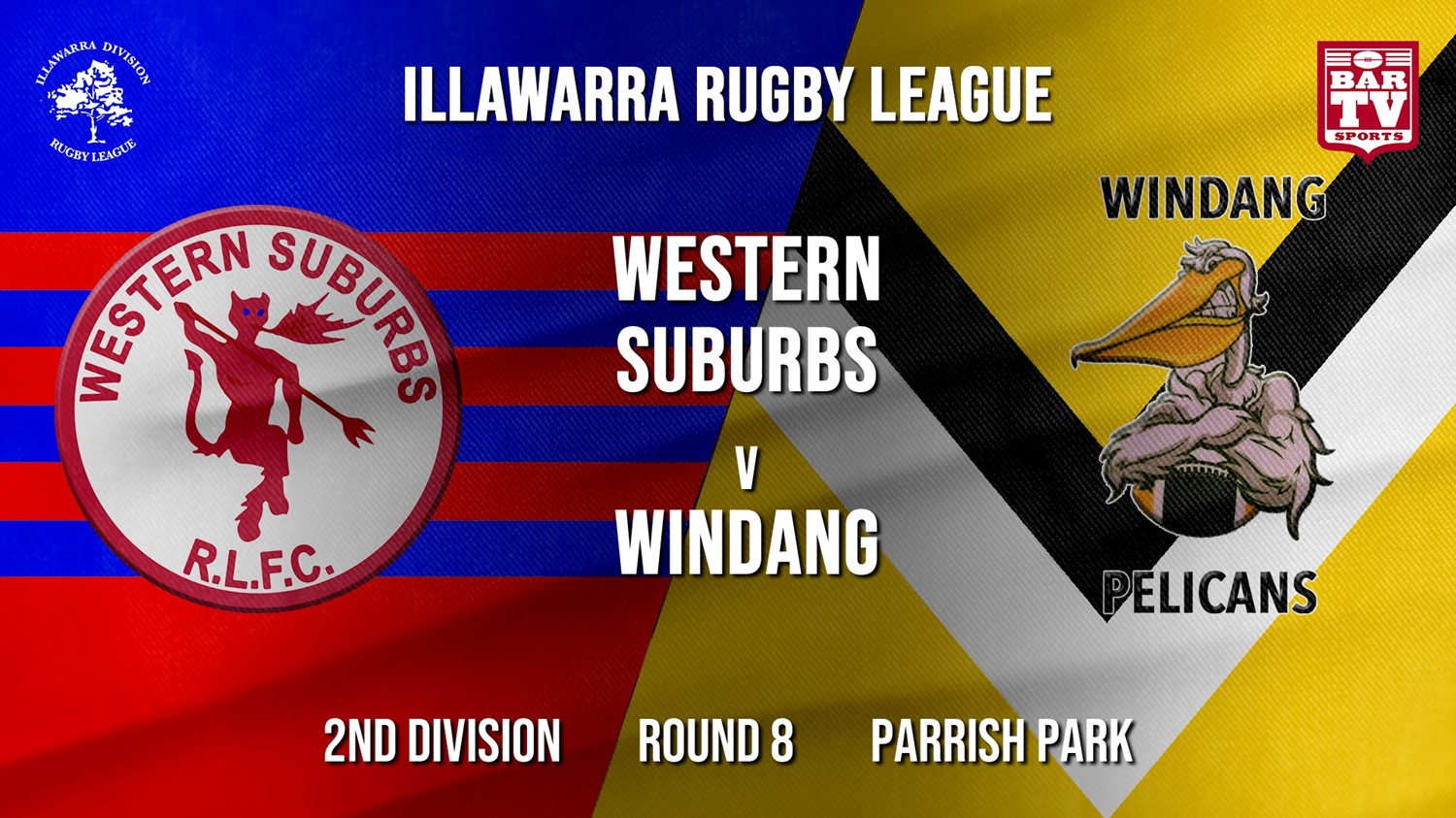 IRL Round 8 - 2nd Division - Western Suburbs Devils v Windang Pelicans Minigame Slate Image