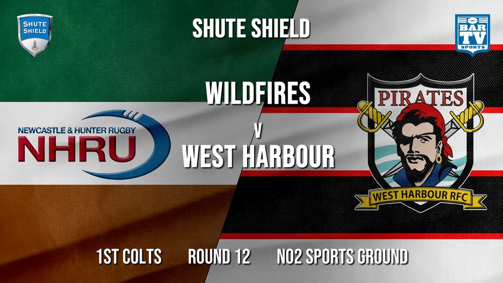 Shute Shield Round 12 - 1st Colts - NHRU Wildfires v West Harbour Minigame Slate Image