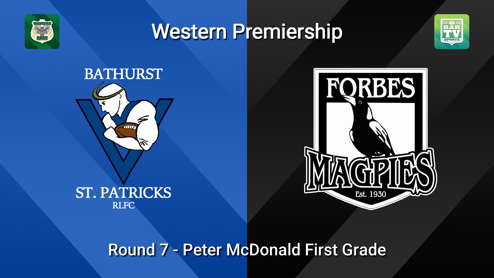 260530-video-Western Premiership Round 7 - Peter McDonald First Grade - Bathurst St. Pats v Forbes Magpies Slate Image