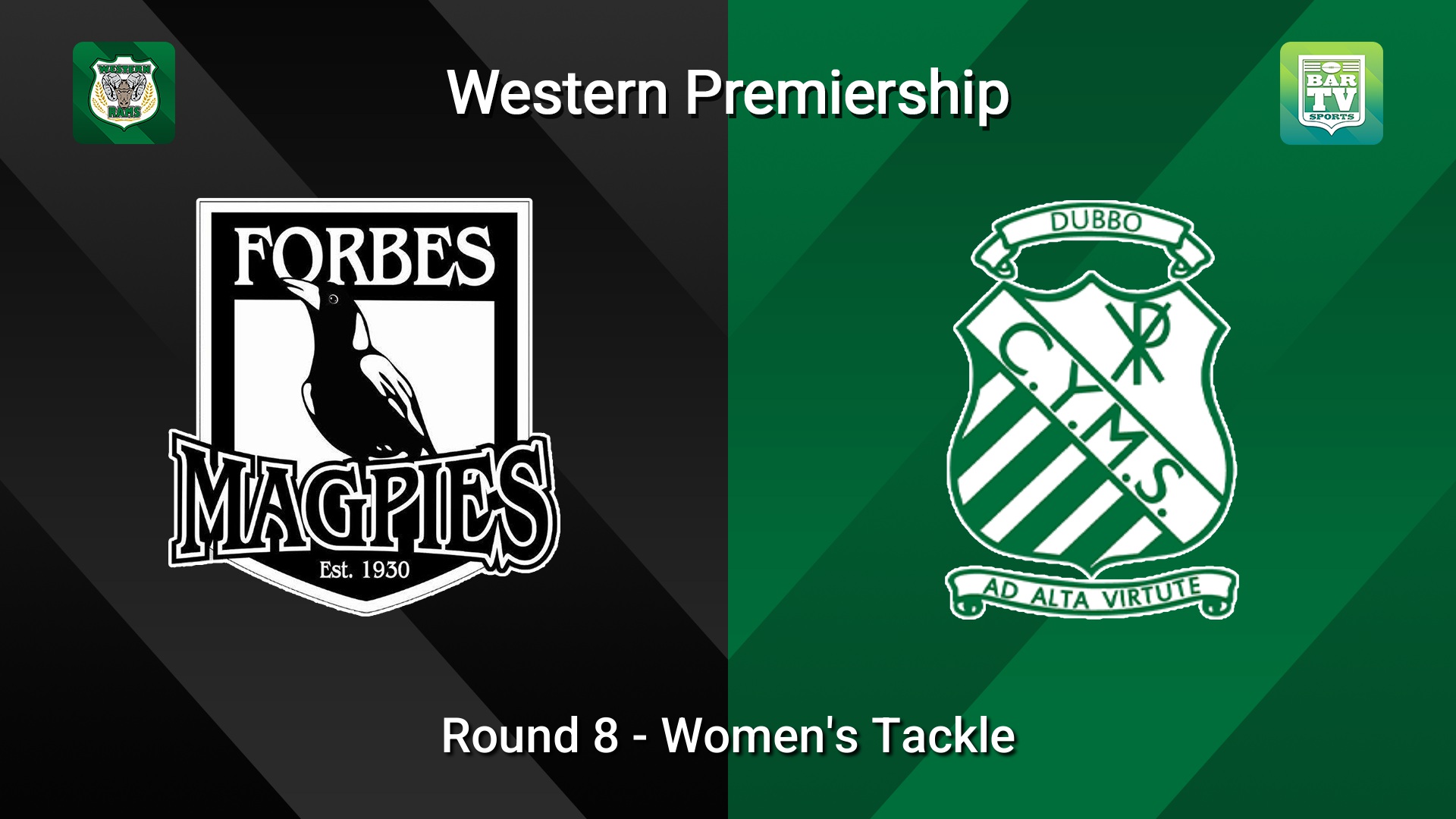 260726-video-Western Premiership Round 8 - Women's Tackle - Forbes Magpies v Dubbo CYMS Slate Image