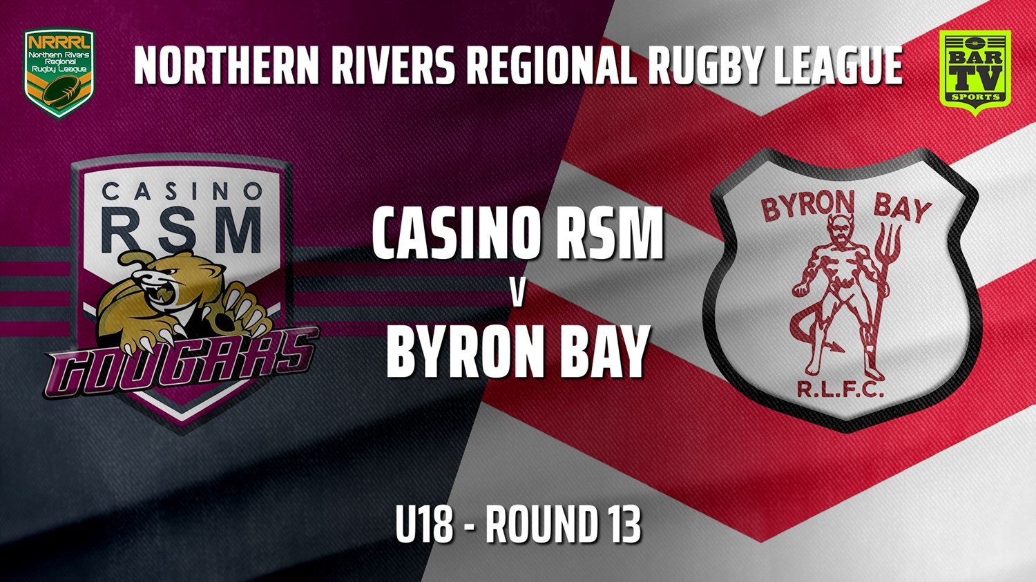 210801-Northern Rivers Round 13 - U18 - Casino RSM Cougars v Byron Bay Red Devils Slate Image