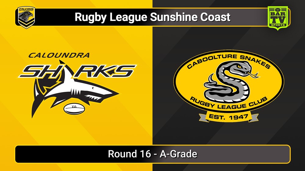 250803-video-Sunshine Coast RL Round 16 - A-Grade - Caloundra Sharks v Caboolture Snakes Slate Image