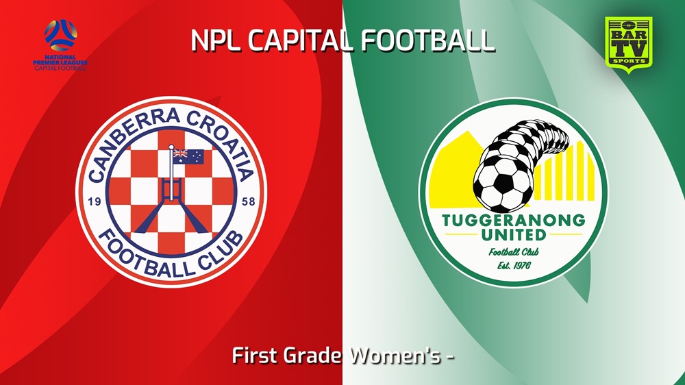 240721-video-Capital Womens Canberra Croatia FC W v Tuggeranong United FC W Slate Image