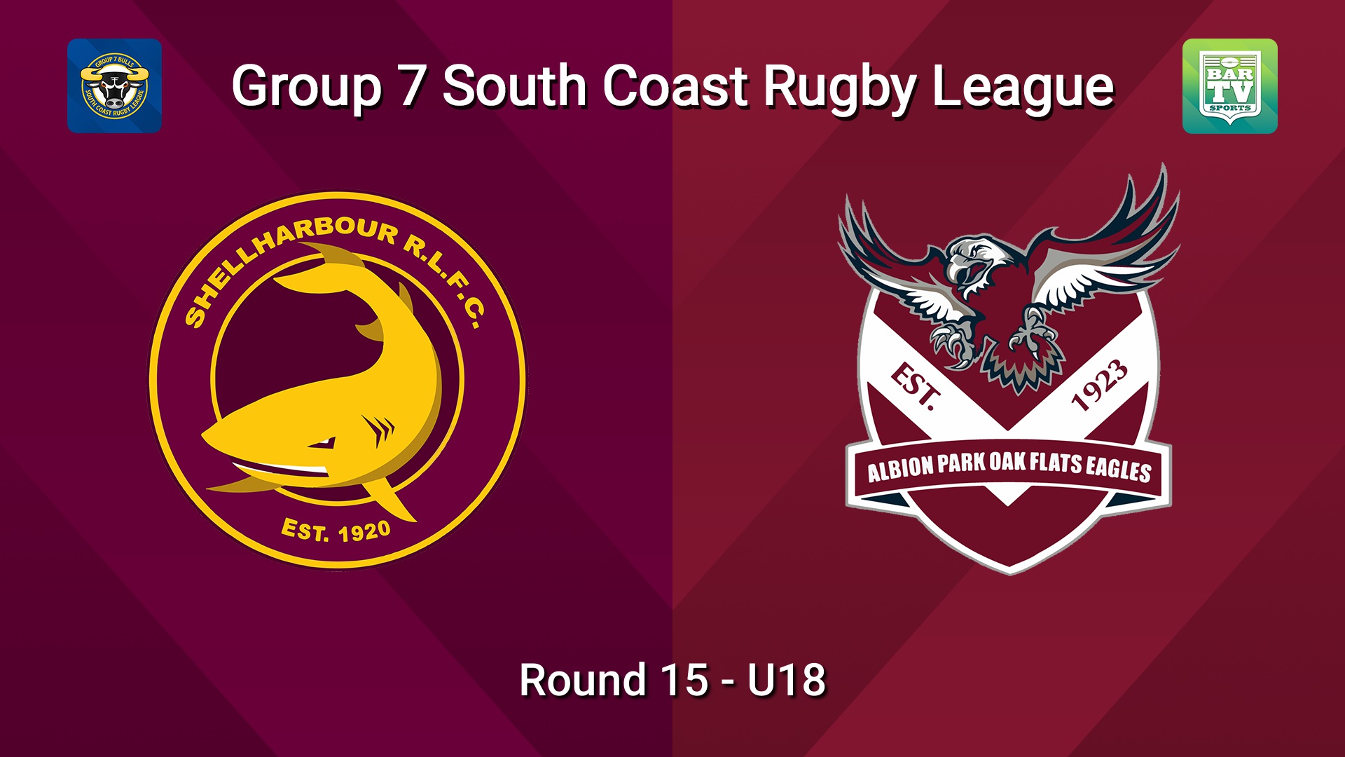 260816-video-South Coast Round 15 - U18 - Shellharbour Sharks v Albion Park Oak Flats Slate Image